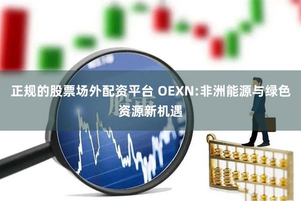 正规的股票场外配资平台 OEXN:非洲能源与绿色资源新机遇